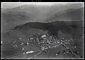 Einsiedeln (noch ohne Sihlsee), historisches Luftbild vom 28. September 1934, aufgenommen von Walter Mittelholzer