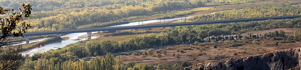 Eisenbahnviadukt bei Cavaillon
