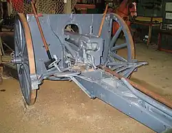 Schubkurbelverschluss nach Erhardt, hier 7,7&nbsp;cm Feldkanone Modell 1896