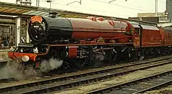 Lokomotive 46203 „Princess Margaret Rose“ 1994 in Carlisle