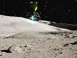 Landung des Mondlanders&nbsp;LK