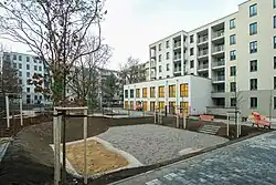 Nr. 13–17, Hofbereich mit Kita (2020)