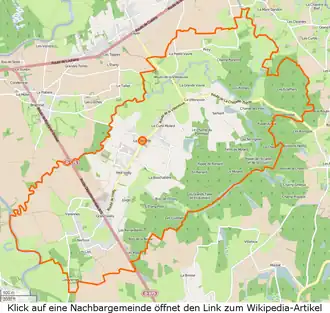 La Genête mit seinen Nachbarorten