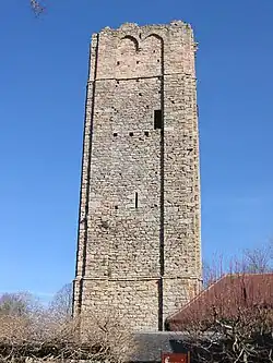 Der Turm von Château-Chervix, ein Monument historique