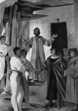 Fresko von Albert Chavaz