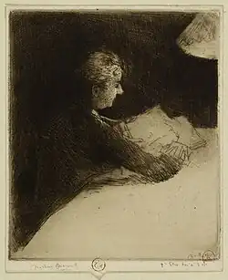 Marguerite Gachet à la Lanterne, Norbert Goeneutte, zwischen 1891 und 1894