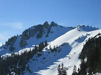 Lacherspitz von Osten mit Lacherkar