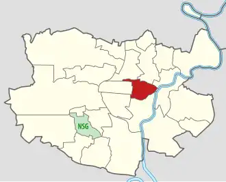 Lage von Mitte in Kassel