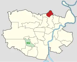 Lage von Philippinenhof-Warteberg in Kassel