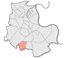 Lage von Speck/Wehl/Helpenstein im Stadtgebiet von Neuss