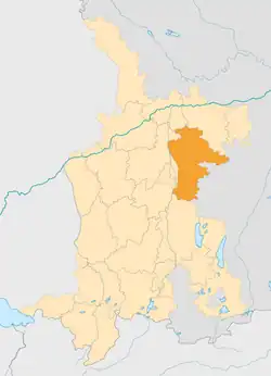 Karte Aichach-Friedberg