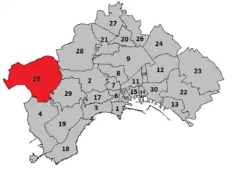 Lage von Pianura in Neapel