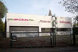 Ehemaliges Schuhlager Böhmer im Oktober 2008, vor dem Umbau zur Moschee