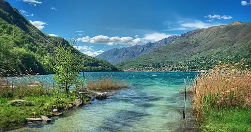 Die Südseite des Lago di Mergozzo