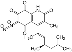 Strukturformel von Lagunamycin
