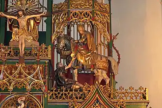 Detail des Hochaltars