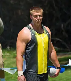 Lajos Kürthy Rang zehn mit 19,64&nbsp;m