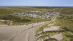 Zufahrt zum Strand in Lakolk