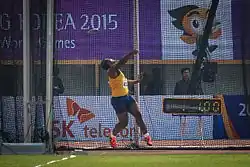 Ronald Julião schied mit 61,02&nbsp;m in der Qualifikation&nbsp;aus