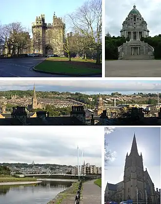 Montage verschiedener Ansichten von Lancaster