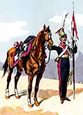 „Lancier polonais“ in großer Uniform