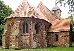 Dorfkirche Landow, Ostseite