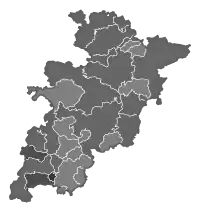 Stimmenmehrheit nach Gemeinden im 2. Wahlgang