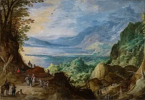 Landschaft mit Meer und Bergen, c. 1623, Museo del Prado, Madrid