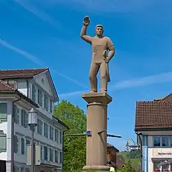 Landsgemeinde-Brunnen in Appenzell