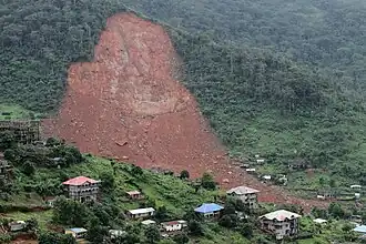 Überschwemmungen und Bergsturz in Sierra Leone 2017