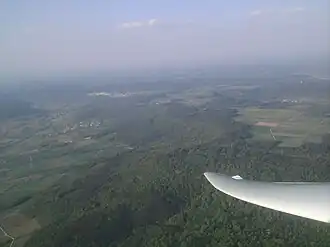 Luftaufnahme Lange Meile von Südwesten