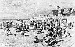 Arthur Langhammer: Strand auf Norderney, 1881