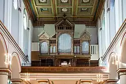 Orgelprospekt der Fabritius Orgel in St. Stephanus Lank-Latum