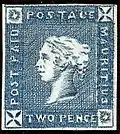 2 Pence der Ausgabe von 1859, der sogenannte „Hundskopf“, Stecher Jules Lapirot
