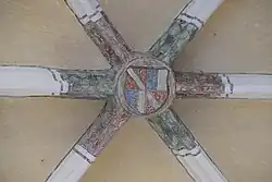 Schlussstein mit Wappen