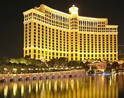 Hotel Bellagio am Abend