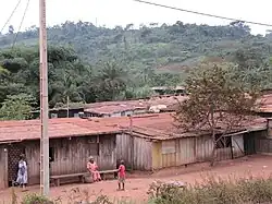 Blick auf die Gegend um den Bahnhof