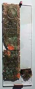 Ehreninschriften (CIL 000005V, 1838, CIL 000005V, 1839), heute Cividale, Museo Archeologico Nazionale