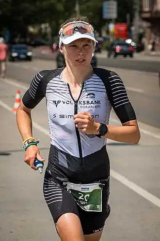 Laura Jansen bei den 2023er Ironman-Europameisterschaften in Frankfurt am Main (Deutschland).