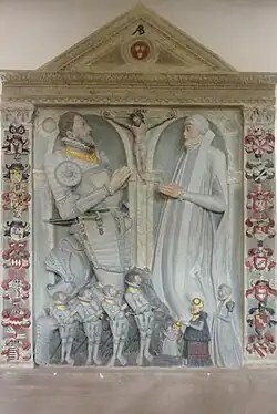 Epitaph für Volprecht I. (gest. 1563) und Apollonia Riedesel