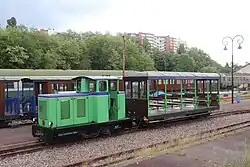 Socofer-Diesellokomotive des Train des Deux Vallées