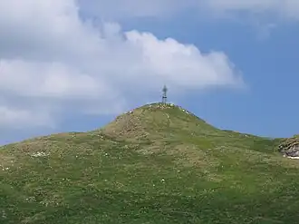 Gipfelkreuz des Reculet