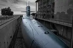 Außenansicht in „La Cité de la Mer“