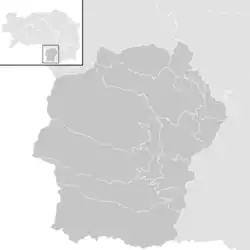 Lage der Gemeinde Bezirk Deutschlandsberg im Bezirk Deutschlandsberg (anklickbare Karte)