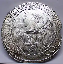 Leeuwendaalder von 1641, Holland Avers und Revers, 1641