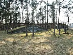 Hügelgrab am archäologischen Lehrpfad in Oesterholz-Haustenbeck