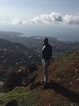 Blick vom Leicester Peak nach Freetown