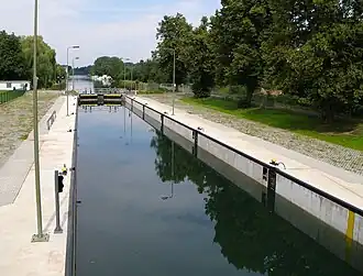 Leineabstiegsschleuse