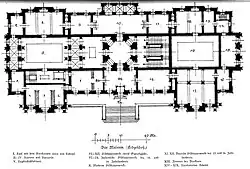 Plan des Erdgeschosses
