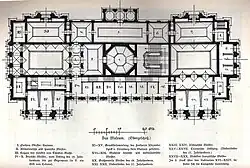 Plan des Obergeschosses